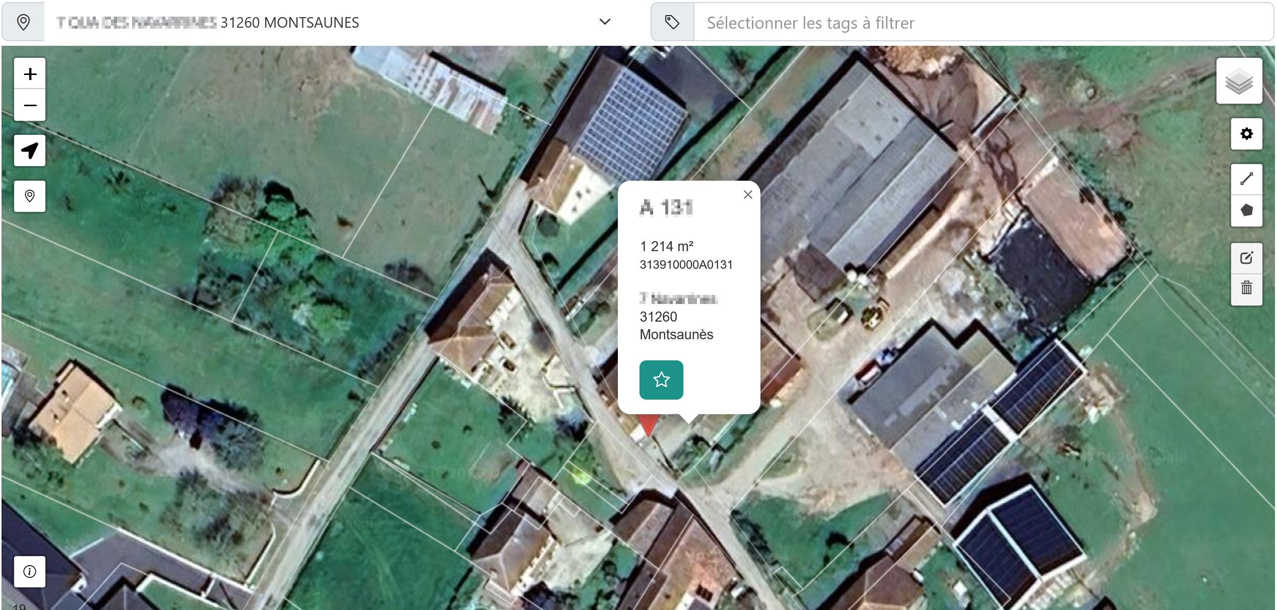 Recherche par adresse